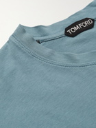 TOM FORD - Lyocell and Cotton-Blend Jersey T-Shirt - Blue