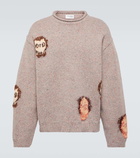 Acne Studios Wool-blend jacquard sweater