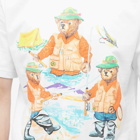 MARKET Men's Sportsman Bear T-Shirt in White