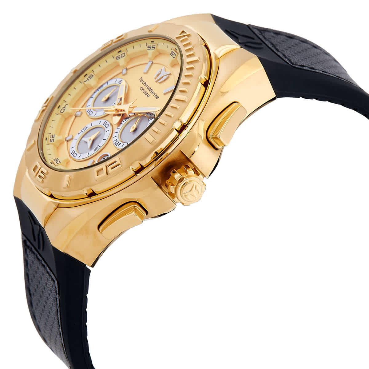 TechnoMarine TM Cruise Quartz Gold Dial Watch Technomarine Cruise 20 Atm Japan Movement TechnoMarine  main image 3