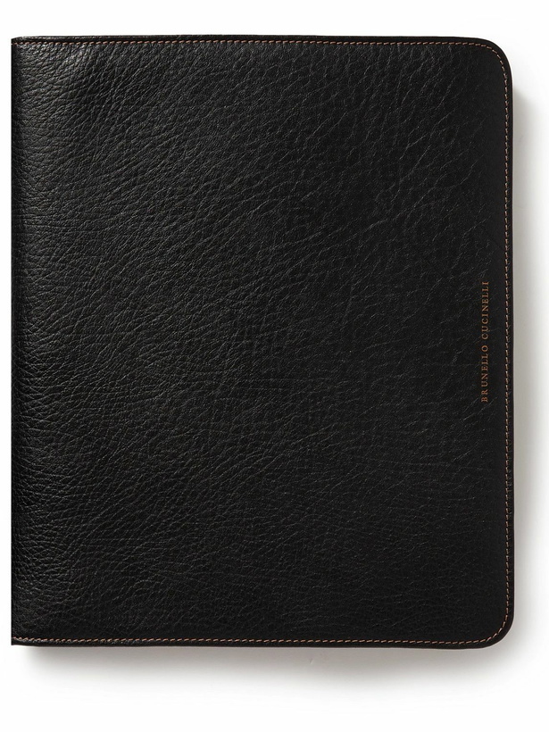 Photo: Brunello Cucinelli - Full-Grain Leather Document Case