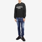 Dsquared2 Men's Cool Fit Crew Sweat in Black/White Print