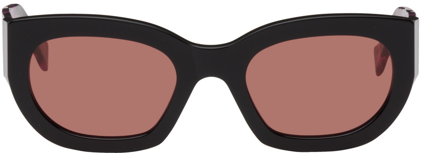 RETROSUPERFUTURE Black & Tortoiseshell Alva Sunglasses