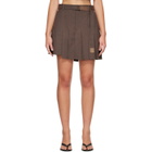 sacai Brown Suiting Skort