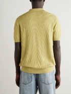 Frescobol Carioca - Rino Cotton and Silk-Blend Polo Shirt - Green
