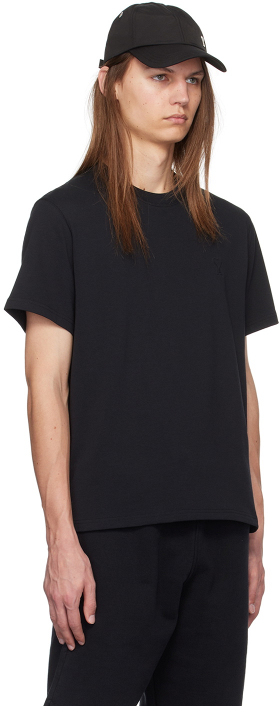 憧れの Ami Black Paris AMI de AMI T-shirt Coeur 財布・ケース・小物入れ