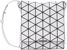 Bao Bao Issey Miyake Gray Flap Messenger Bag