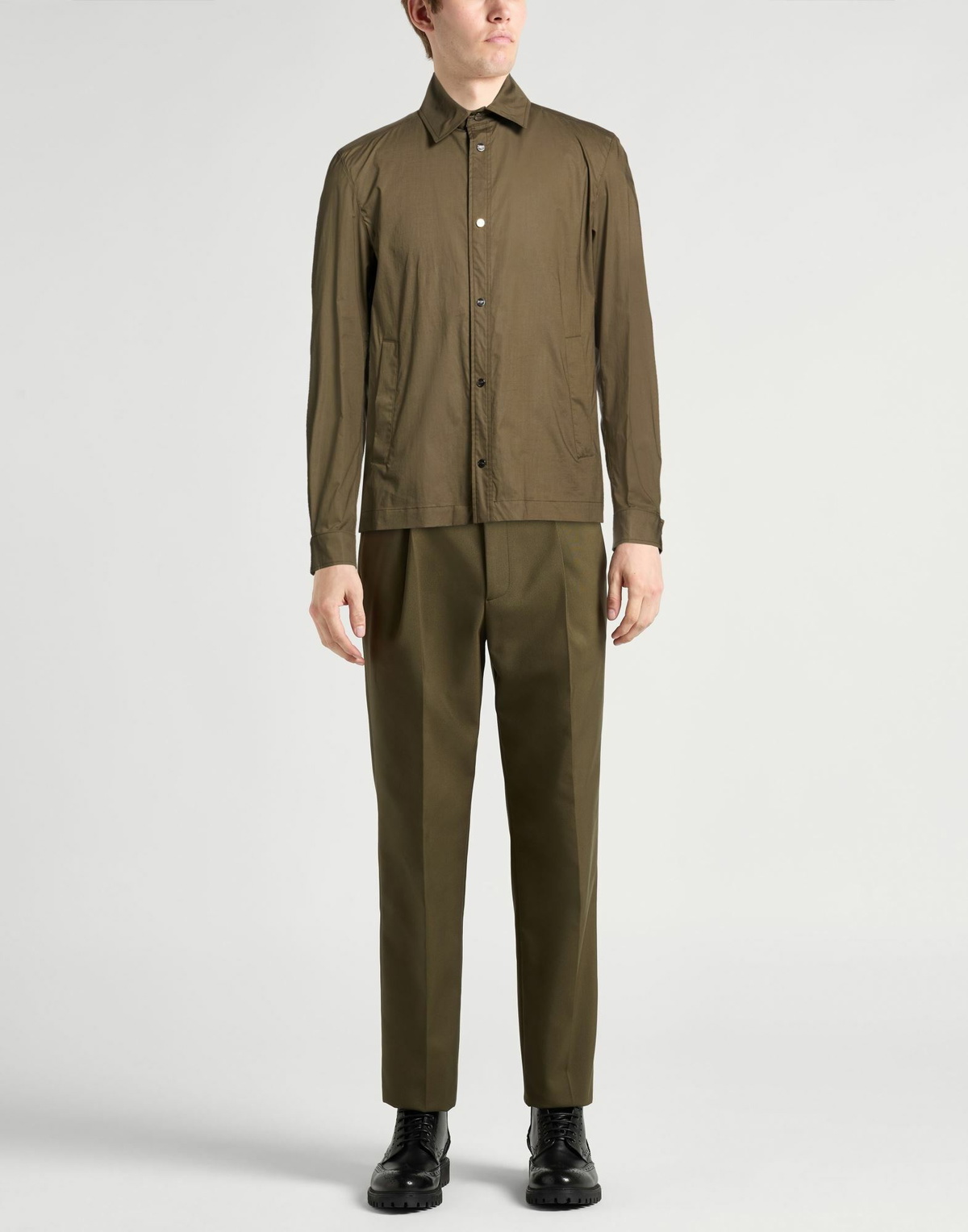 Herno Mens Jacket Military in Green