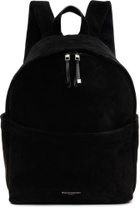 WOOYOUNGMI Black Suede Backpack