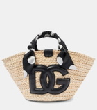 Dolce&Gabbana Kendra Medium raffia tote bag