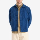 Foret Men's Berry Canvas Overshirt in Blue