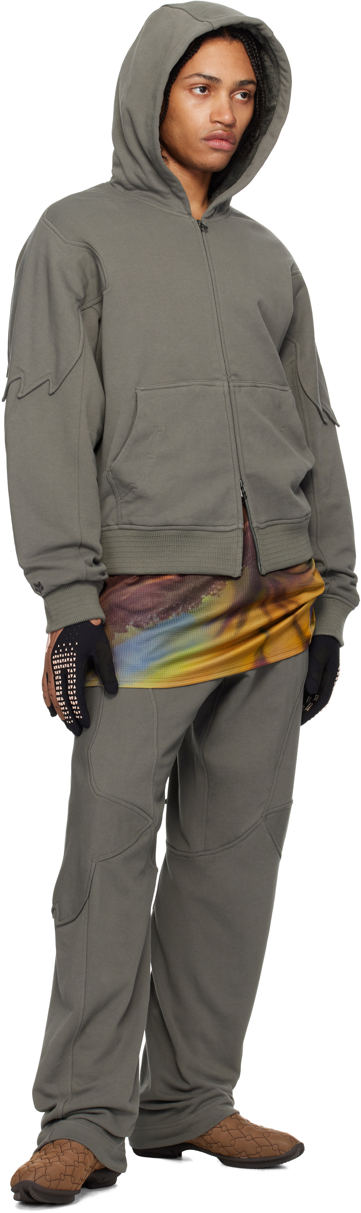 Kiko Kostadinov Gray Fox Racing Edition Fox Sherpa Zip Fleece