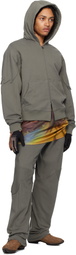 Kiko Kostadinov Gray Fox Racing Edition Fox Sherpa Zip Fleece Hoodie
