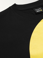 Raf Simons - Smiley Logo-Appliquéd Printed Cotton-Jersey T-Shirt - Black