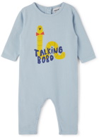 Bobo Choses Baby Blue Scholar Worm Bodysuit