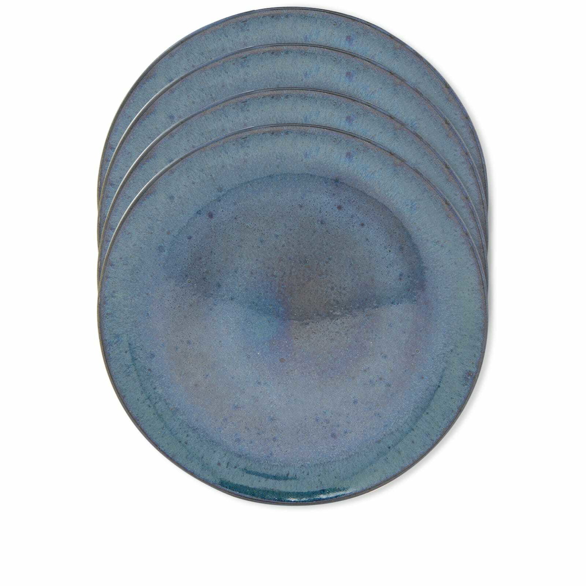 Soho Home Nero Dinner Plate Set of Four in Blue Soho Home