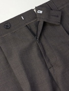 mfpen - Straight-Leg Pleated Wool Trousers - Gray