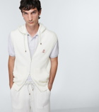 Brunello Cucinelli - Rib-knit cotton sweatshirt vest