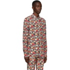 Paul Smith 50th Anniversary Multicolor Floral Tailored Shirt