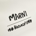 Marni X No Vacancy Inn Shopping Bag in Shell/Black