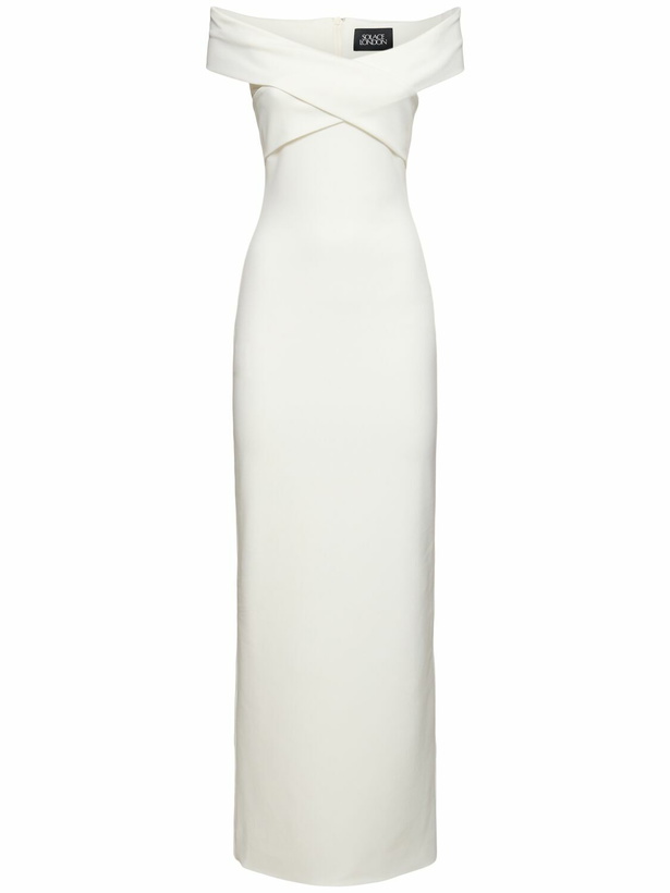 Photo: SOLACE LONDON Ines Crepe Knit Maxi Dress