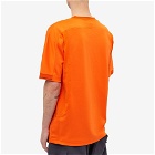 Y-3 Men's Football Logo T-Shirt in Orange