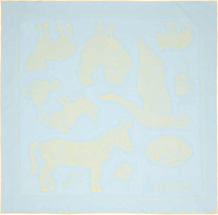 Photo: JACQUEMUS Blue 'Le Paysan' Scarf