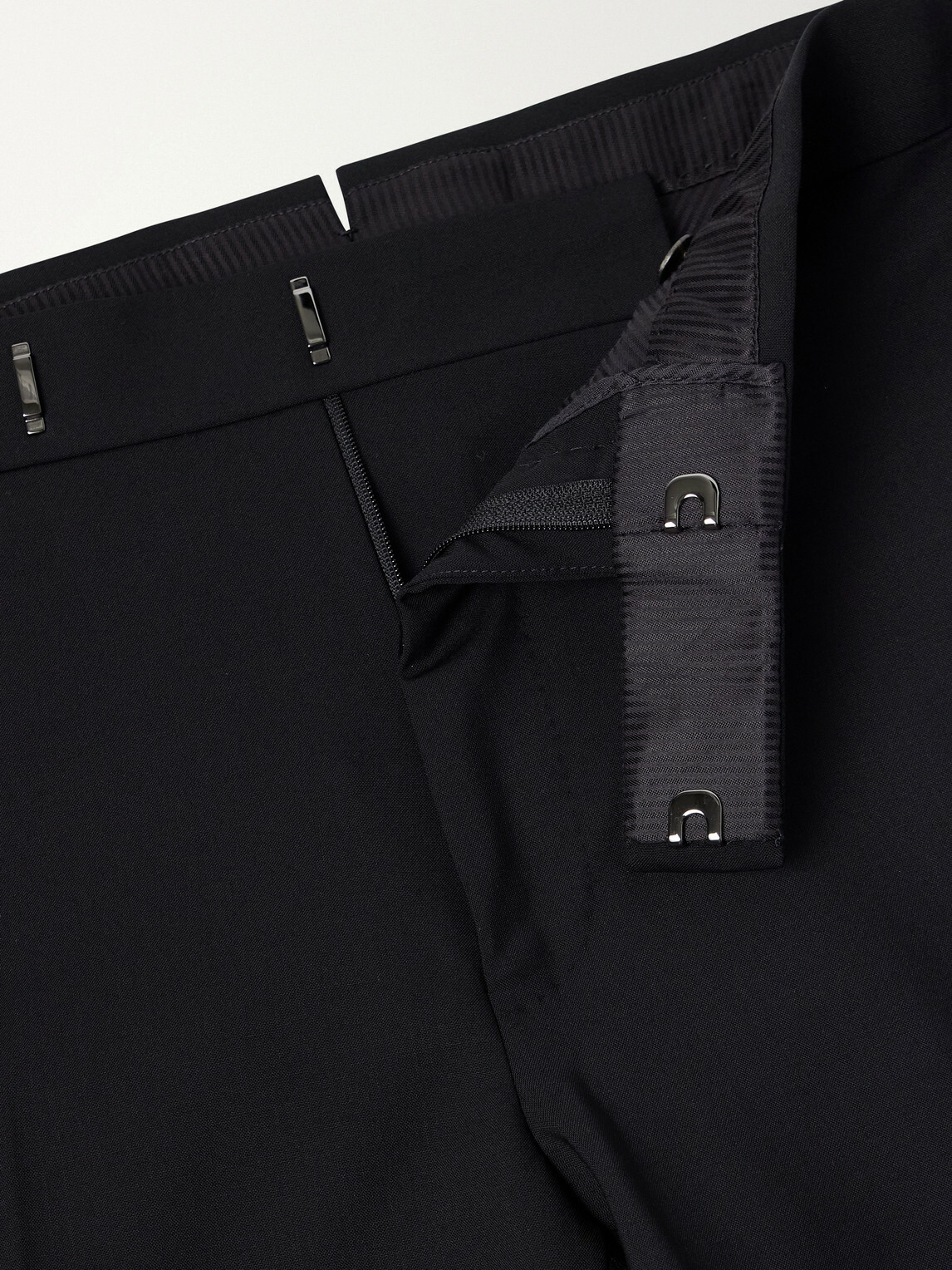 TOM FORD - Shelton Straight-Leg Stretch-Wool Trousers - Black