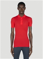 Raf Simons - Stocking Polo Top in Red