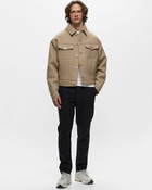 Ami Paris Boxy Fit Jacket Brown - Mens - Overshirts