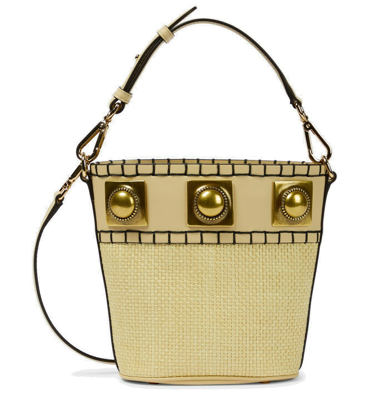 【関税&送料込】Etro Coffa Canvas Bucket Bag ETRO Etro Coffa Cut-Out Bucket Bag - Tote Bags - Compare