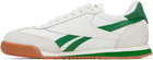 Reebok Classics White & Green Campio XT Sneakers