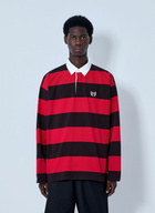 Balenciaga Striped Rugby T-Shirt