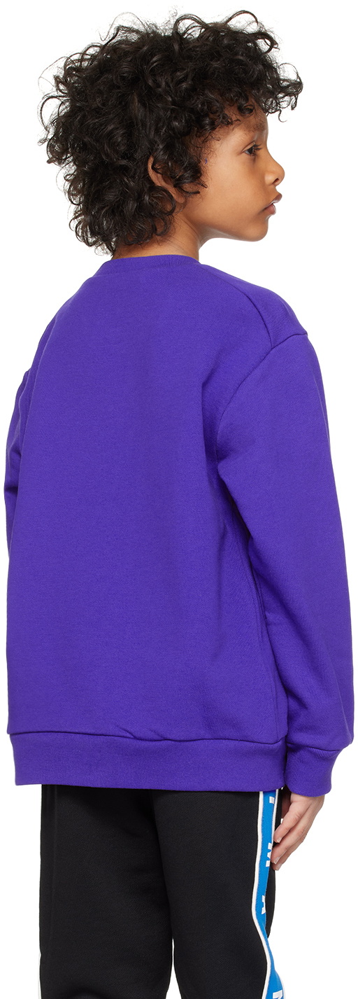 Marni Kids Blue Bonded Sweatshirt