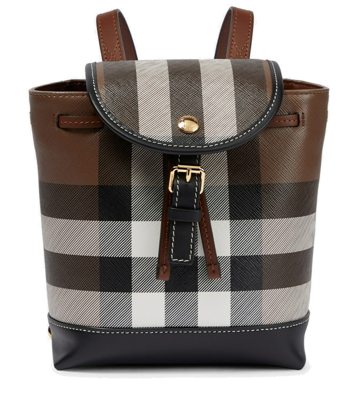 Photo: Burberry Micro checked canvas backpack