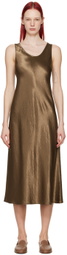 Max Mara Leisure Brown Talete Midi Dress