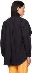 HOMME PLISSÉ ISSEY MIYAKE Black PL Ramie Shirt