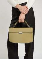 Toteme Glossed Leather top Handle bag - Beige - One Size