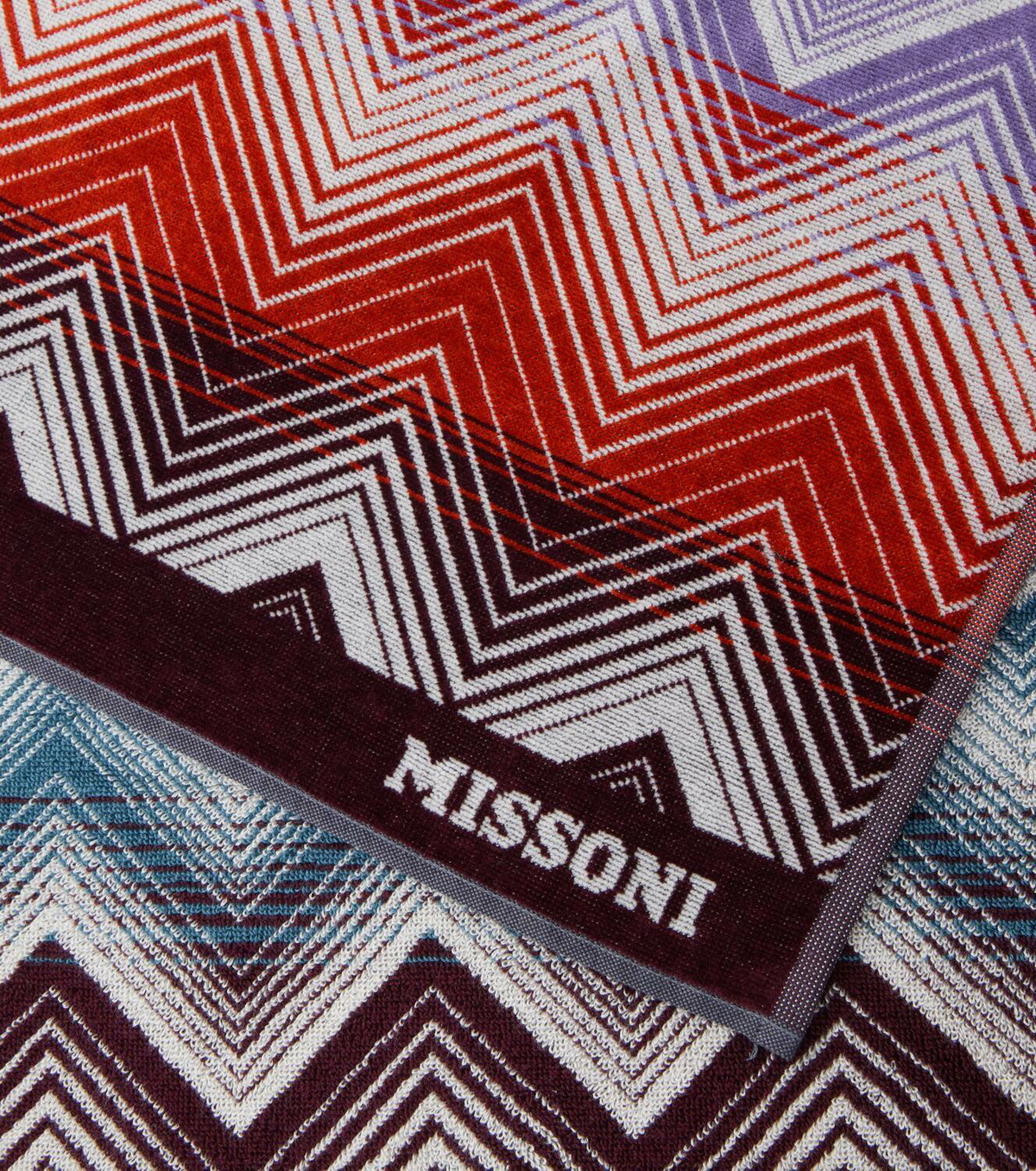 Missoni Marea Zig Zag cotton beach towel