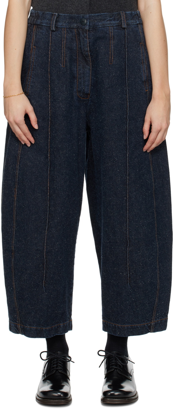 Cordera Navy Curved Jeans