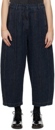 Cordera Navy Curved Jeans