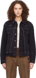 NEEDLES Black Studded Jacket