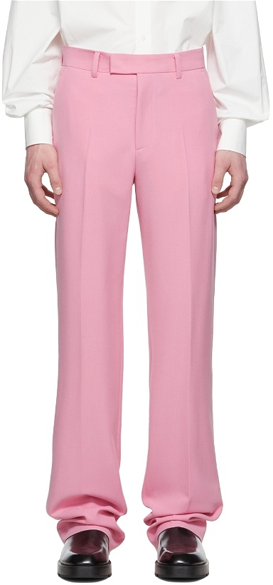Photo: We11done Pink Polyester Trousers