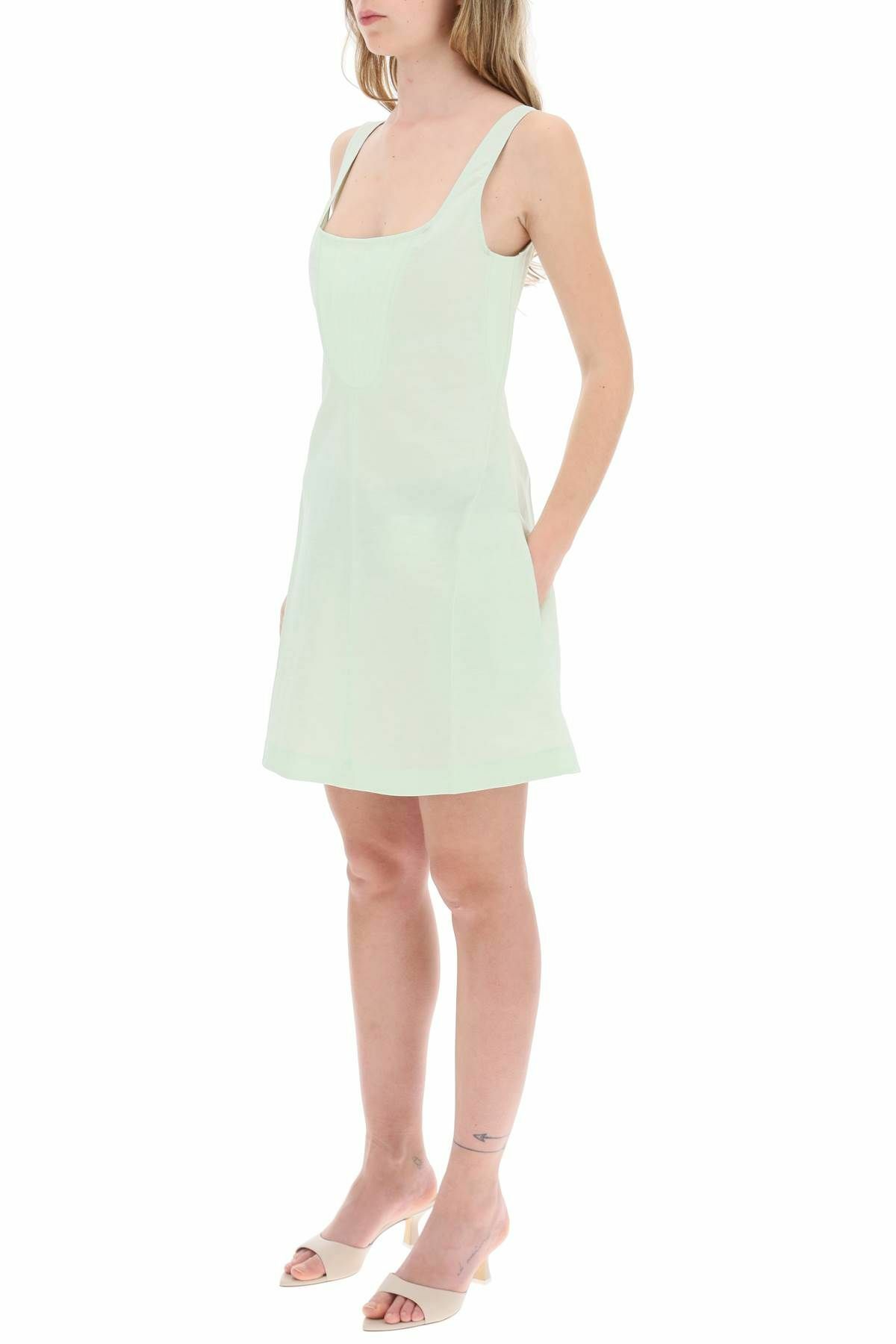 STELLA McCARTNEY mini corset-style dress Green Stella McCartney