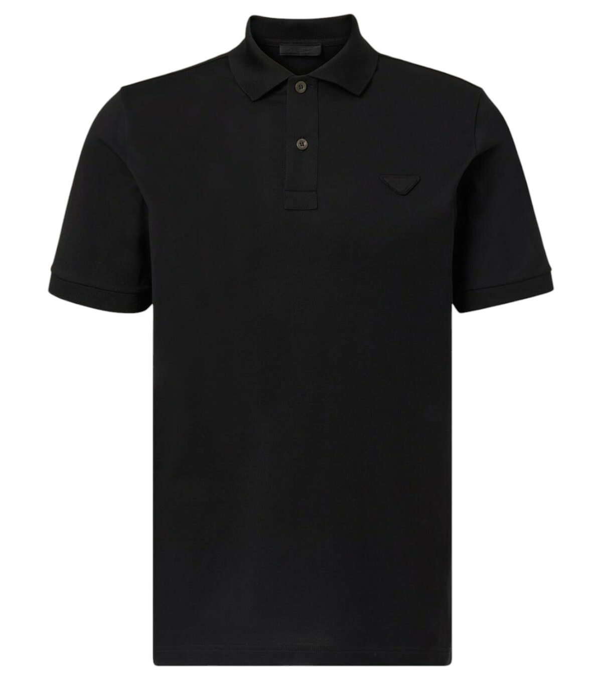 Prada Black Pique Polo Prada