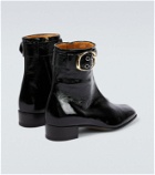 Gucci Buckled patent leather boots