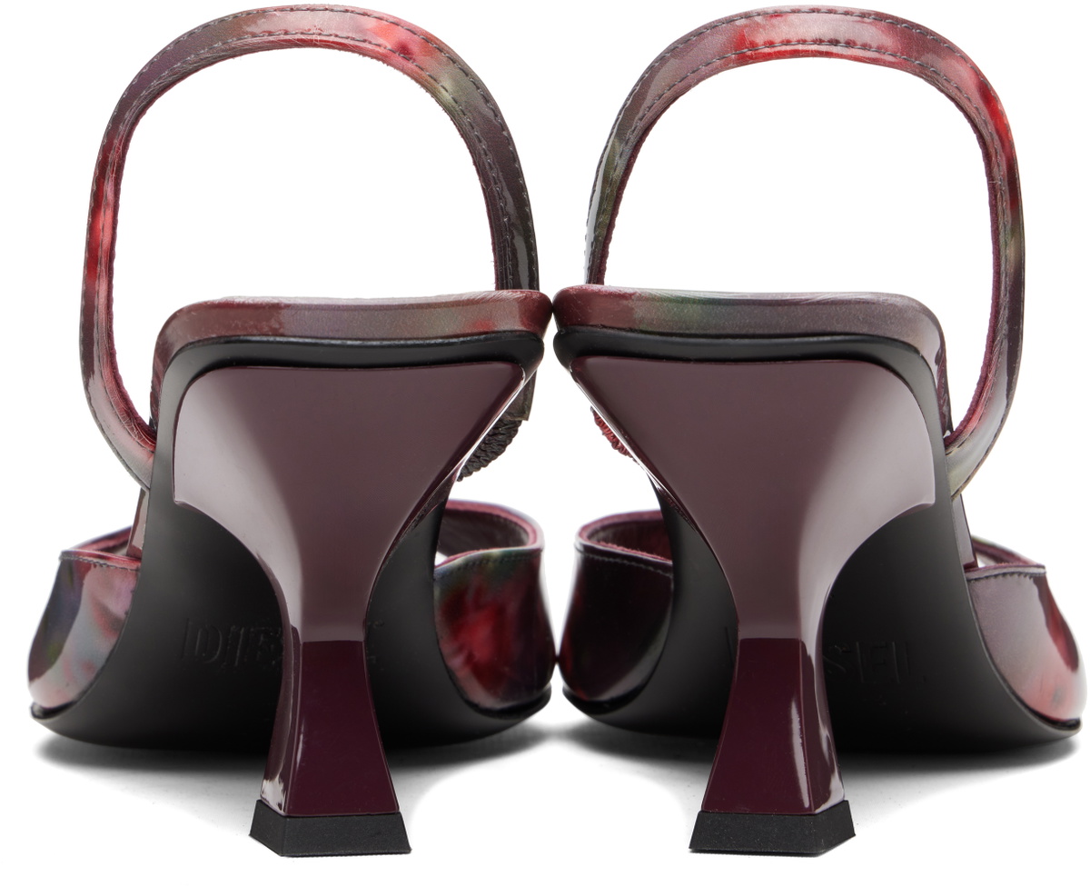 Diesel Purple D-Amber 75 Heeled Sandals