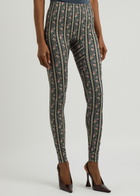 Vivienne Westwood Floral-print Stretch-jersey Leggings Multicoloured