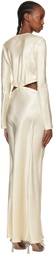 Anna October Off-White Martha Maxi Dress