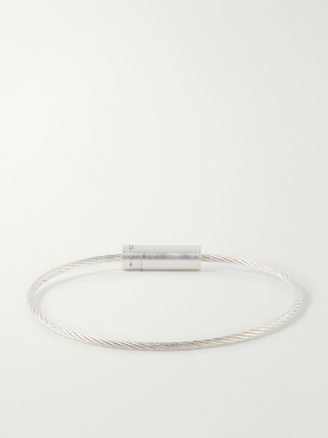 Le Gramme - 7g Brushed Sterling Silver Cable Bracelet - Silver